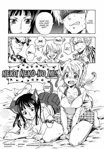 [Kurione-sha (YU-RI)] Neko Neko No Mi (One Piece) [English] =Ero Manga Girls & maipantsu=