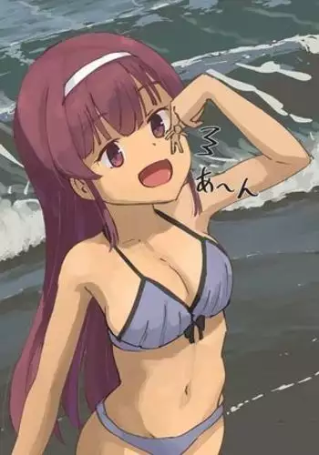 Hamabe de kobito wo marunomi ni shichau onnanoko